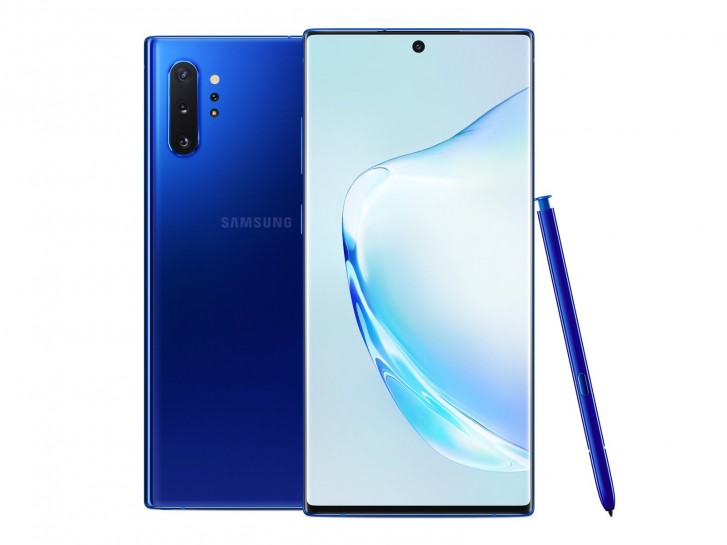 Aura Blue Samsung Galaxy Note10+ is headed to Europe