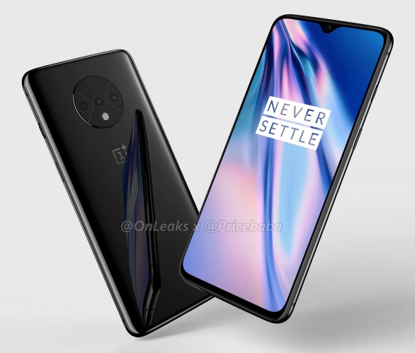 Leaked render of the OnePlus 7T