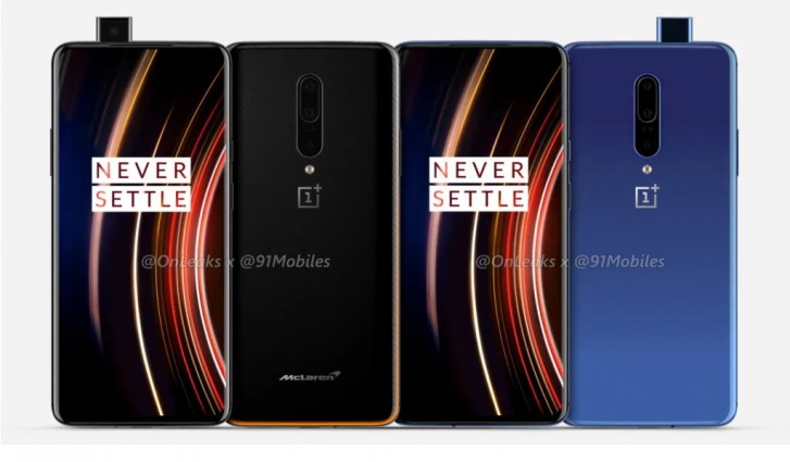 OnePlus 7T Pro leaks in CAD-based renders, McLaren Edition too