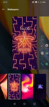 Wallpapers can be added optionally to your default wallpaper set
