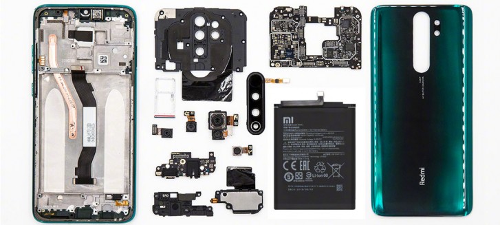 Redmi Note 8 Pro teardown shows a heat pipe for the Helio G0T chipset