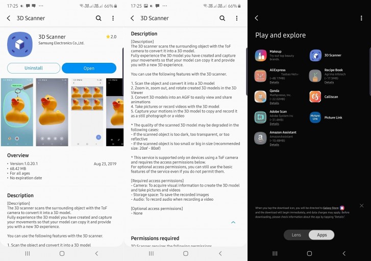 Samsung releases 3D scanner app for the Galaxy Note 10+
