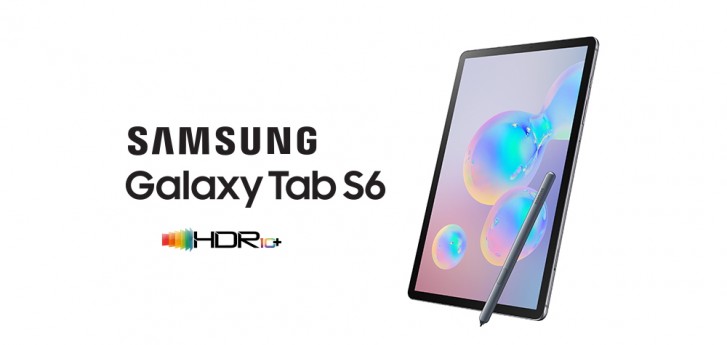 Samsung Galaxy Tab S6 is the world's first tablet with an HDR10+ certified display