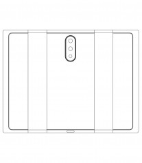 Official design schematic of Xiaomi's foldable phone