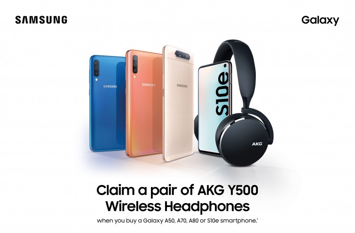 Samsung is offering AKG Y500 headphones with selected Galaxy