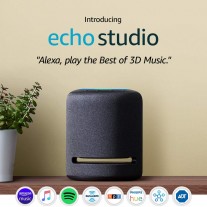 The Echo Studio features 5 speakers and advanced smart home functionality