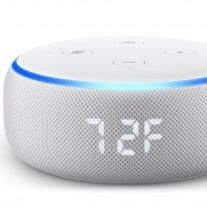 Echo Dot with clock (Sandstone only)