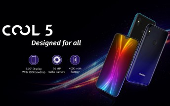 Coolpad Cool 5 announced with Helio P22 SoC, 6.22