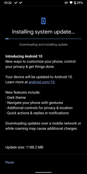 Google Pixel 3a phones are now receiving an Android 10 update