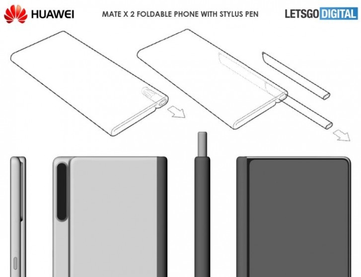 Huawei Mate X 2 might have a stylus, according to a patent