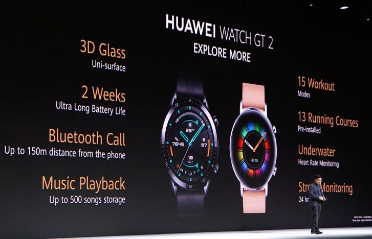 Huawei Watch GT 2 comes with Kirin A1 chipset and 2 week battery life