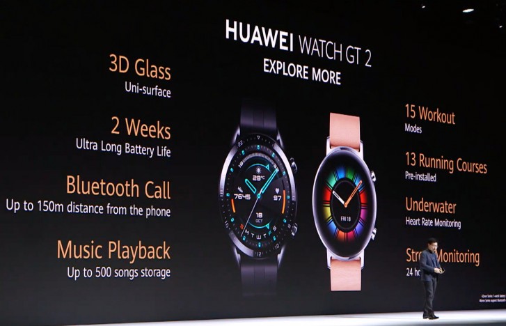 Huawei Watch GT 2 comes with Kirin A1 chipset and 2 week battery life GSMArena news