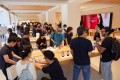 An Apple store in Tokyo, Japan during the early hours of the iPhone 11 launch