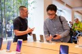 An Apple store in Tokyo, Japan during the early hours of the iPhone 11 launch