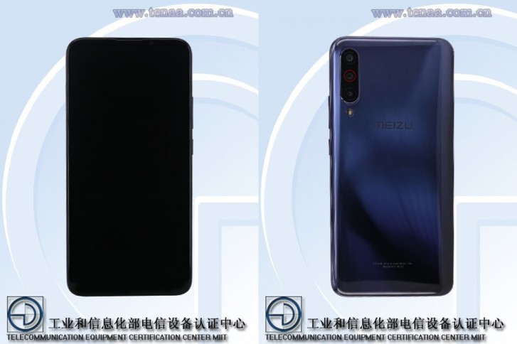 Meizu 16T on TENAA