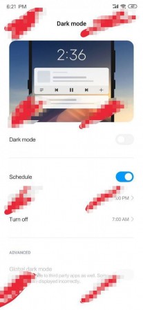 Quick replies, dark mode schedule and Always-on Display