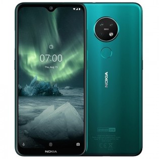 Nokia 7.2 in Cyan Green color