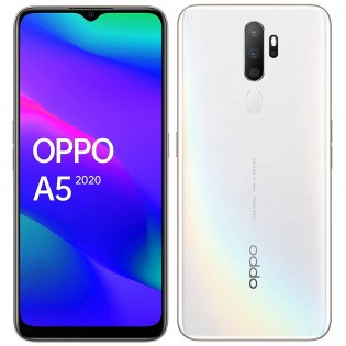 Oppo A5 (2020) in Dazzling White color