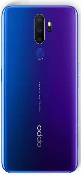 Oppo A9 (2020) in Space Purple color