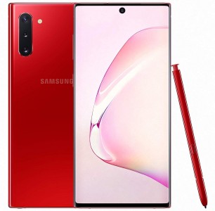 Galaxy Note10 in Aura Black and Red