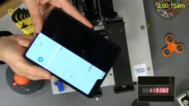 Automated testing shows that the Samsung Galaxy Fold fails earlier than expected