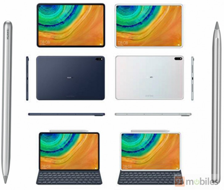 Huawei MediaPad M7 renders show a metal tablet with slimmer bezels and  optional stylus and keyboard -  news