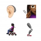 Some of the new emoji in iOS 13.2