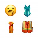 Some of the new emoji in iOS 13.2