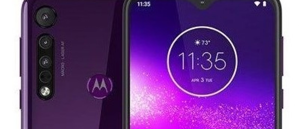 Motorola スマートフォン 本体 パープル MOTOROLA One Macro (64 GB Storage, 4 GB RAM) Online at Best Price