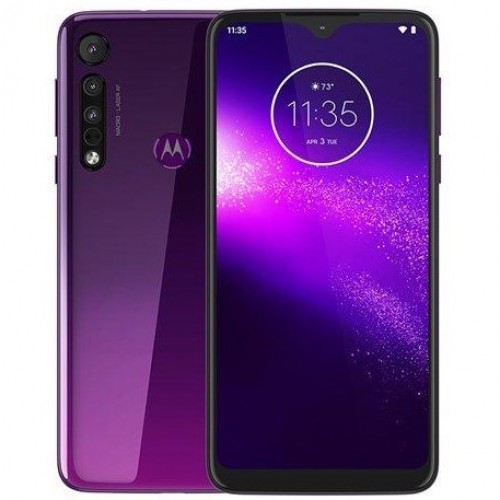 Motorola One Macro leaks in purple gradient with triple rear