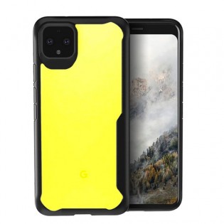 Google Pixel 4 in 'Slightly Green' and 'Really Yellow'