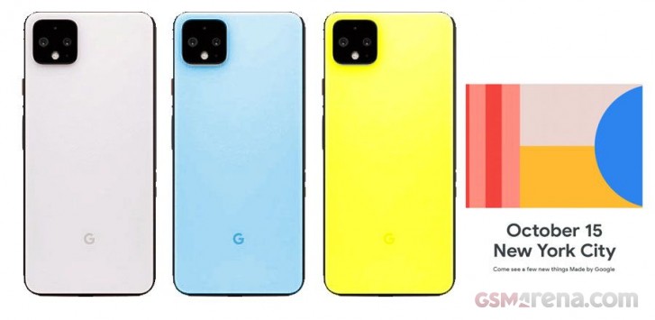 Google Pixel 4 will come in Slightly Green, Maybe Pink, Sky Blue and Really Yellow