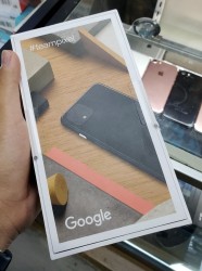 Pixel 4 (64GB, Just Black) retail box, note the contents