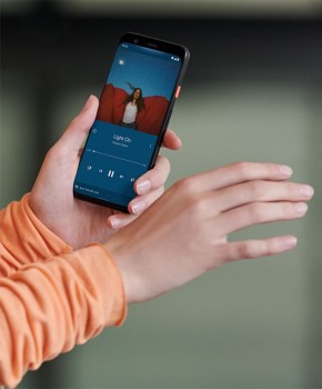 Motion Gestures (left) and Camera interface (right)