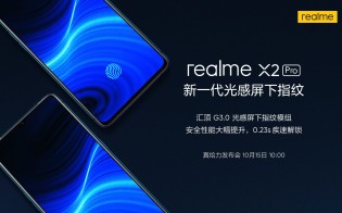 Realme X2 Pro posters, promoting the new features