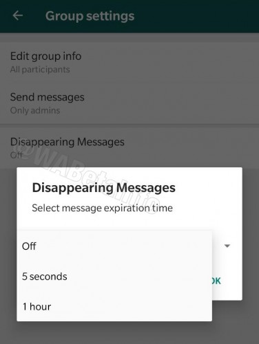 WhatsApp might soon let you send self-destructing messages