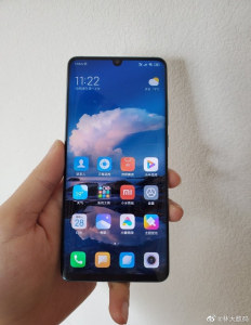 Alleged photo of the front of the Mi CC9 Pro