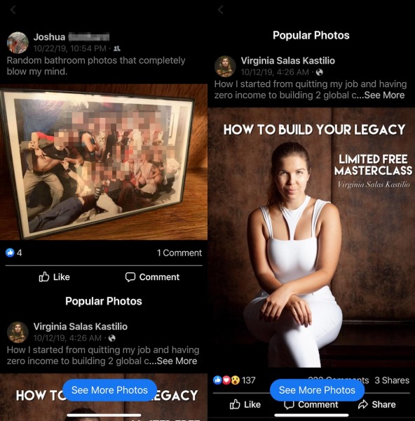 Facebook tests Instagram feed-like feature called ''Popular Photos''