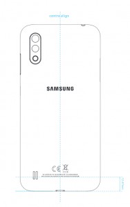 Samsung Galaxy A01 (SM-015F), images by the FCC