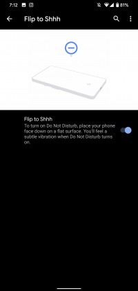 Flip to Shh on Pixel 4 XL