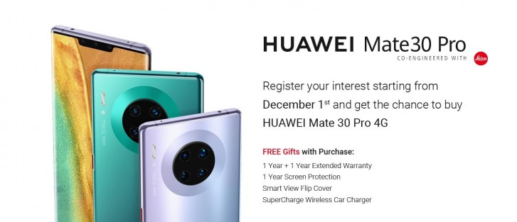 Huawei Mate 30 Pro arriving in UAE, pre-orders begin on December 1
