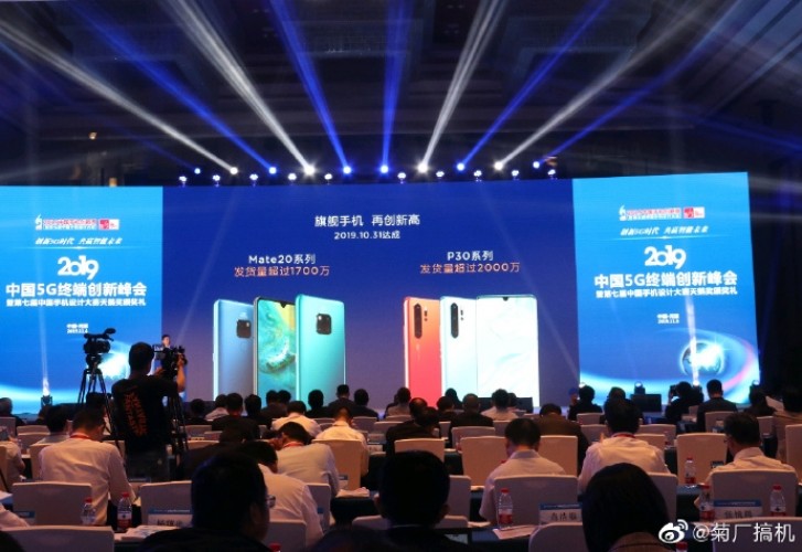 Huawei sells 37 million Mate 20 and P30 flagships