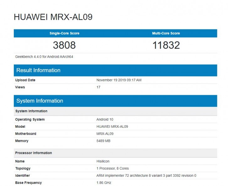 Huawei MatePad Pro passes through Geekbench, 5G edition likely on the way as well