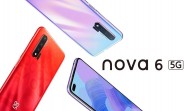 Huawei nova 6 listed on VMall, color and storage options revealed