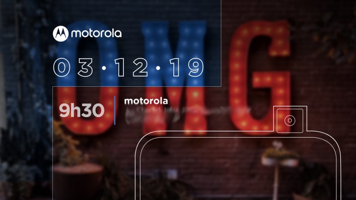 The Motorola One Hyper will be unveiled on December 3 - Moto's first pop-up camera