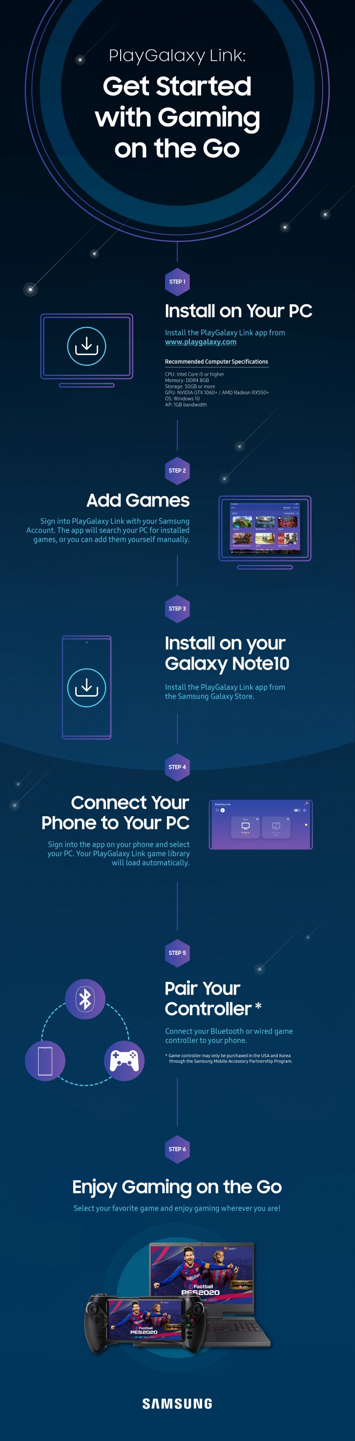 PlayGalaxy Link beta goes live for Galaxy S10 and Note 10 users in select countries