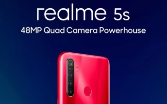 Realme 5s with 48MP quad camera is coming on November 20