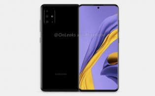 Leaked render of Galaxy A51