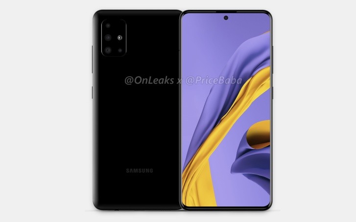 置中打孔屏、四攝鏡頭：Samsung Galaxy A51 高清渲染圖設計 360 度搶先看；旗艦設計轉移至中端！ 1