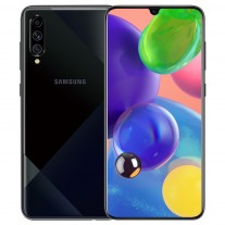 Samsung Galaxy A70s in Spectral Black color